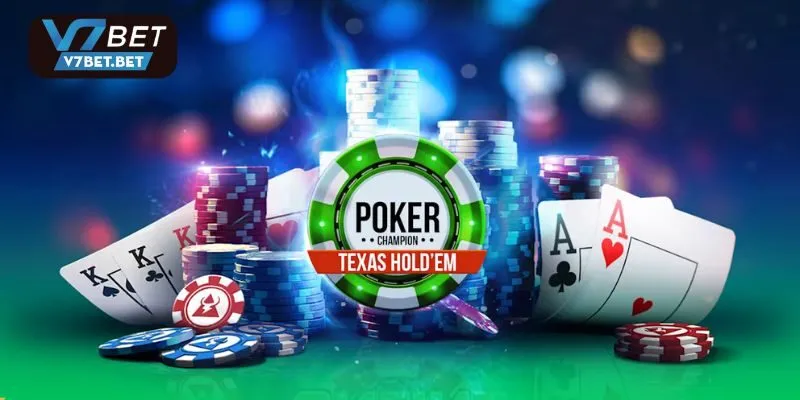 Thẻ dealer được dùng trong lúc chơi poker V7bet
